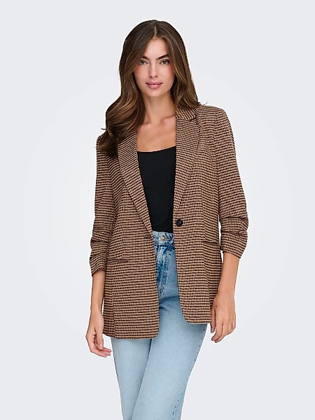 ONLY Kurzblazer "ONLLETTIE LIFE 3/4 CHECK BLAZER TLR" günstig online kaufen
