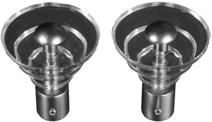 Liedeco Gardinenstangen-Endstück Luna, Gardinen, (Set, 2-St), günstig online kaufen