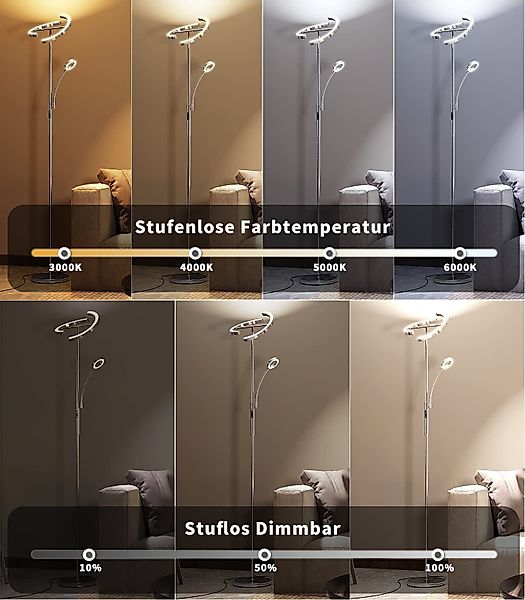 ANTEN LED Stehlampe LED Stehleuchte Dimmbar günstig online kaufen