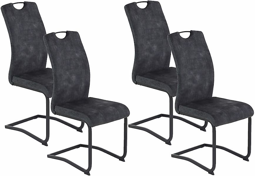 HELA Freischwinger "RIGA" (Set) 4 Stk.Freischwinger,Vierkantrohrgestell,mit günstig online kaufen