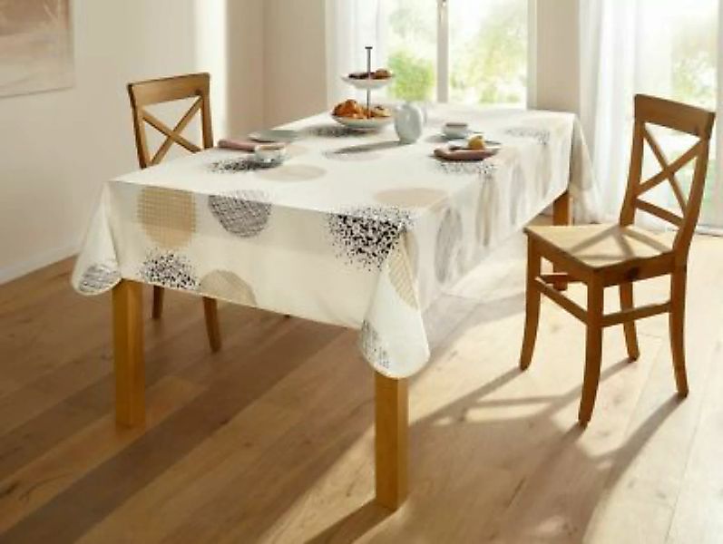 HOME Living Tischdecke Sanfte Töne Tischdecken beige günstig online kaufen
