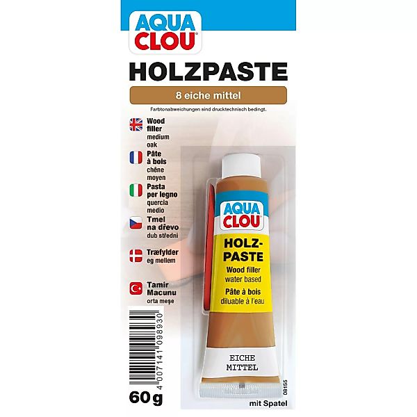 Clou Holzpaste wasserverdünnbar Eiche Mittel 60 g günstig online kaufen