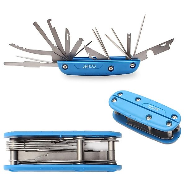 CCLIFE 2tlg Autoradio Ausbauwerkzeug Tragbar 16 in 1 Entriegelungsset für R günstig online kaufen