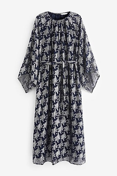 Next Partykleid Langärmeliges Metallic-Kleid für besondere günstig online kaufen