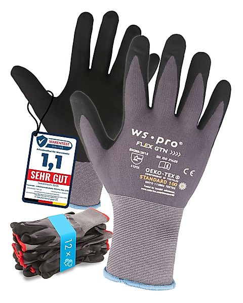 WS-Pro Arbeitshandschuhe Flex GTN Größe 10, günstig online kaufen