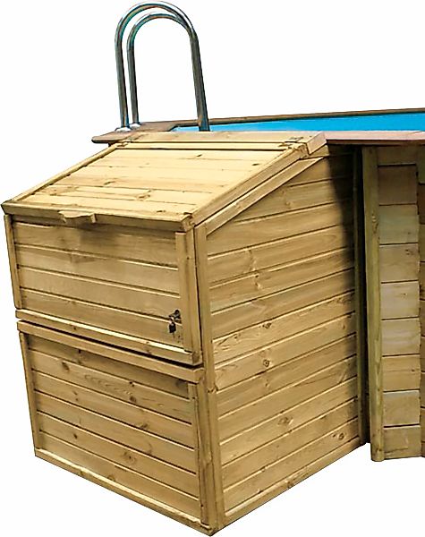 Gre Gerätehaus "Technikraum abschließbar", Pumpenhaus aus französischer Kie günstig online kaufen