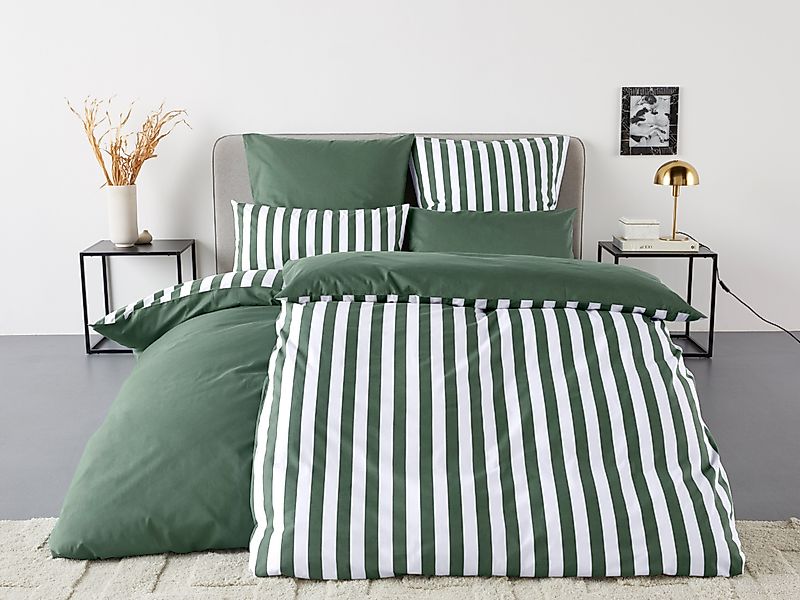 andas Wendebettwäsche »Greta« 2 tlg. Bettwäsche mit Streifen in verschieden günstig online kaufen