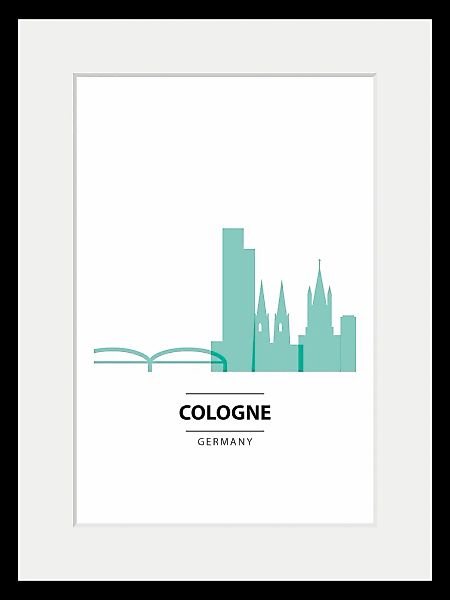 queence Bild »Köln Color Splash«, Städte-Stadt-Deutschland-Köln-Kirche-Gebä günstig online kaufen