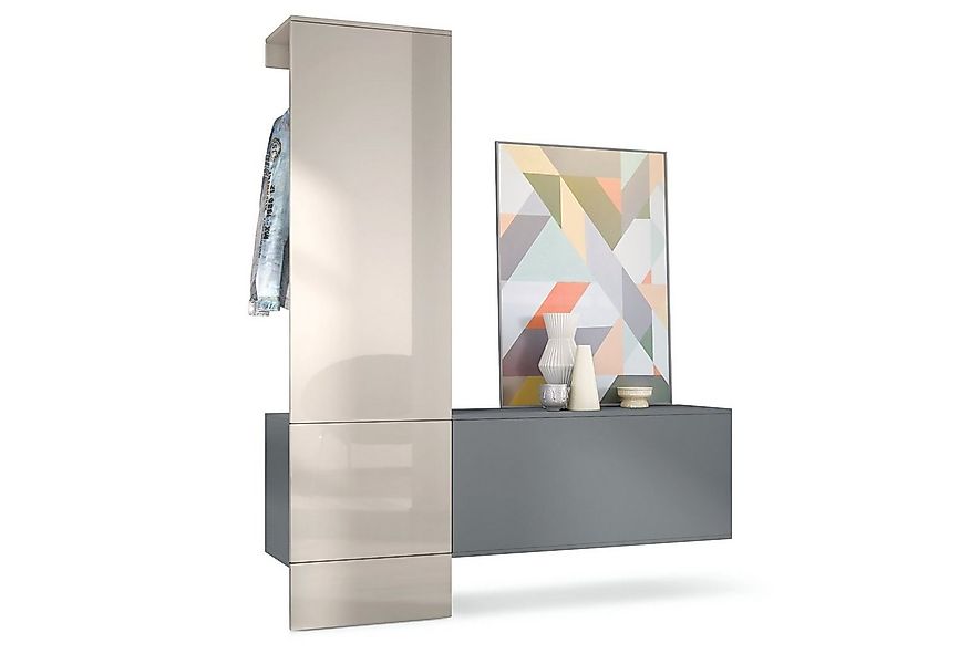 Vladon Garderoben-Set Carlton Set 4, (Wandgarderobe bestehend aus, 1 Paneel günstig online kaufen