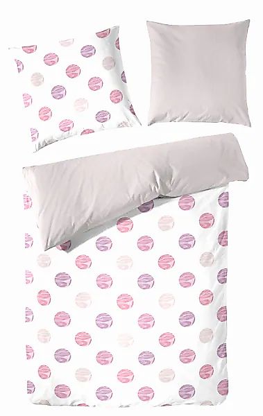 Primera Wendebettwäsche "Nalia" 2 Stk. tlg. mit Kreisen günstig online kaufen
