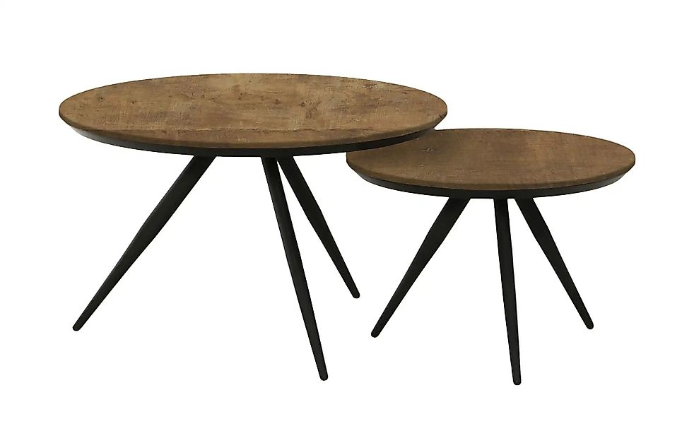 uno Couchtisch 2er Set  Hayley ¦ holzfarben ¦ Maße (cm): H: 45  Ø: 75 Tisch günstig online kaufen