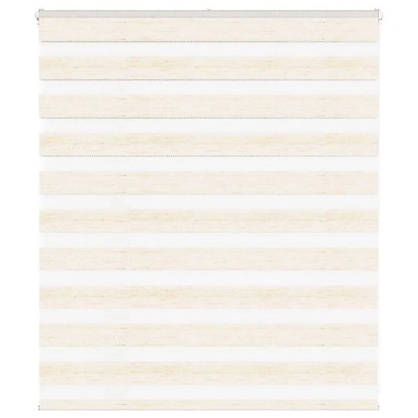 vidaXL Doppelrollo Marmorbeige 125x100cm Stoffbreite 120,9 cm Polyester 401 günstig online kaufen