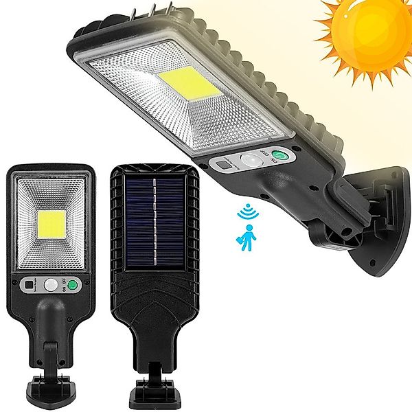 Rosnek LED Außen-Wandleuchte Solar, 3 Modi, günstig online kaufen