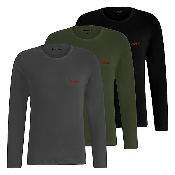 HUGO Unterziehshirt Langarmshirts RN Triplet (3-St., günstig online kaufen