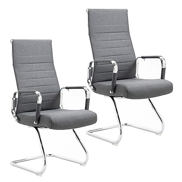 Svita Office Comfort 2er Set Besucherstuhl Freischwinger Mit Armlehne HB St günstig online kaufen