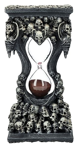 Figuren Shop GmbH Sanduhr Sanduhr Totenköpfe günstig online kaufen