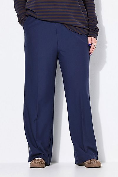Studio Untold Schlupfhose Hose Straight Wide Legs Seitenstreifen günstig online kaufen