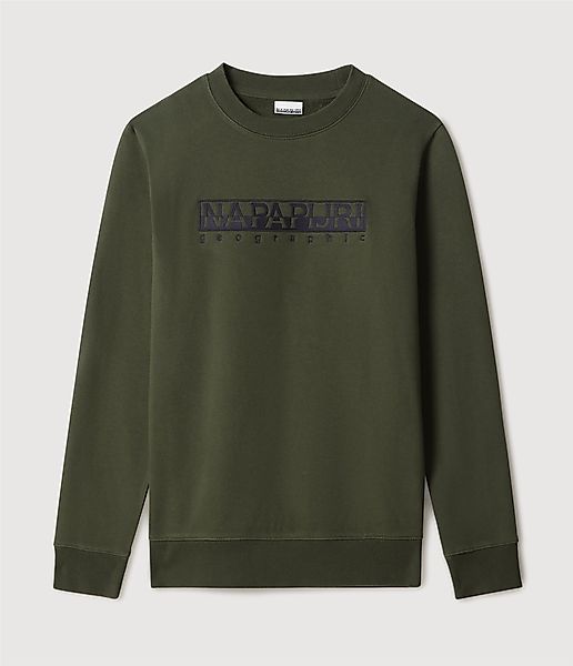 NAPAPIJRI Sweatshirt Herren grün Cotone - Cotton günstig online kaufen