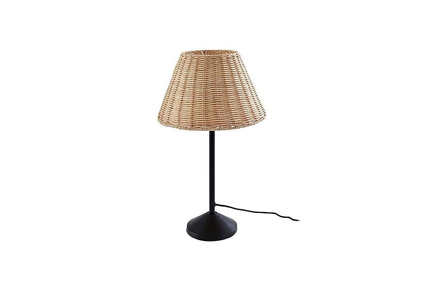 Lindby Tischleuchte Zyralia, Holz Schwarz IP20, 1 x 15 W LED günstig online kaufen