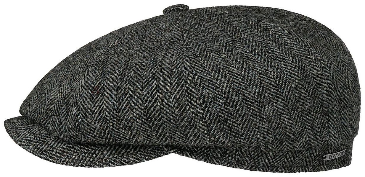 Stetson Schiebermütze Hatteras 100% Wolle mit Fischgrät-Muster günstig online kaufen