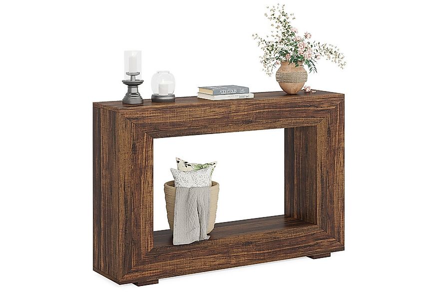 Tribesigns Konsolentisch 120 x 30 x 83.5cm Beistelltisch, Flurtisch, Sofati günstig online kaufen
