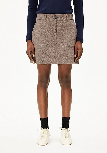 Armedangels Jerseyrock HANNAAHLA TWEED Webrock aus Bio-Baumwolle (Regular F günstig online kaufen