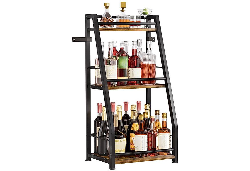 Yorbay Weinregal Stehend, Weinständer aus Holz &Metal 40x30x80cm, Gewürzreg günstig online kaufen