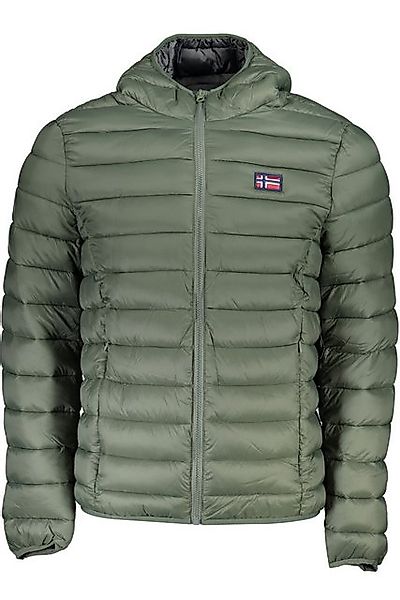 NORWAY 1963 Outdoorjacke Herrenjacke Grün mit Kapuze, Reißverschluss und Ta günstig online kaufen
