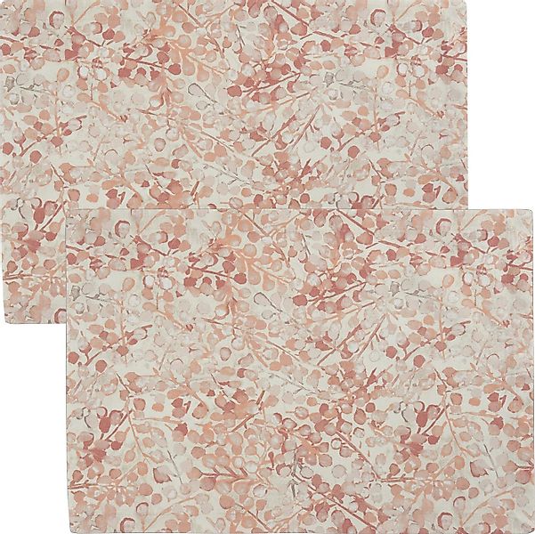 sander table + home Platzset Tischset "Livorno" 2er-Pack, Baumwolle Blatt günstig online kaufen