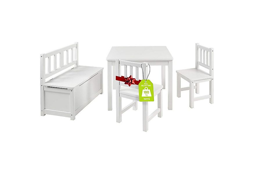 BOMI Kindersitzgruppe Holzsitzgruppe Anna, (4-tlg), Kindertischgruppe aus H günstig online kaufen
