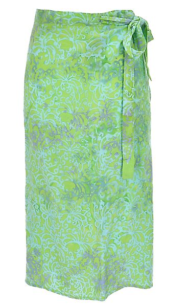 Guru-Shop Minirock 3/4 Wickelrock, Bali Sarong günstig online kaufen