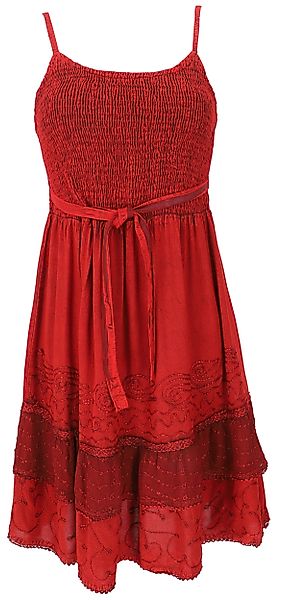 Guru-Shop Midikleid Besticktes indisches Boho Kleid, günstig online kaufen