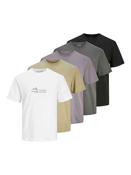 Jack & Jones T-Shirt JCOLIMA (5-tlg) günstig online kaufen