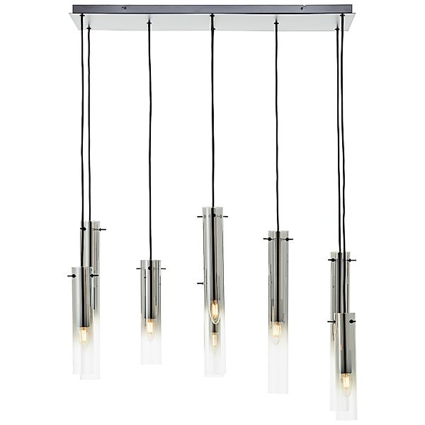 Brilliant Pendelleuchte »Glasini« E14 1 Stk. 199 x 80 x 30 cm, 8 x E14, kür günstig online kaufen