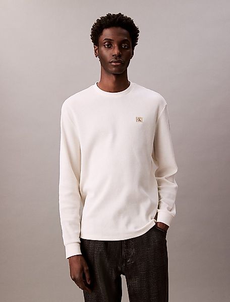 Calvin Klein Jeans Langarmshirt Mit Rundhalsausschnitt günstig online kaufen