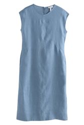 Next Midikleid Gerades Premium-Midikleid aus 100 % günstig online kaufen