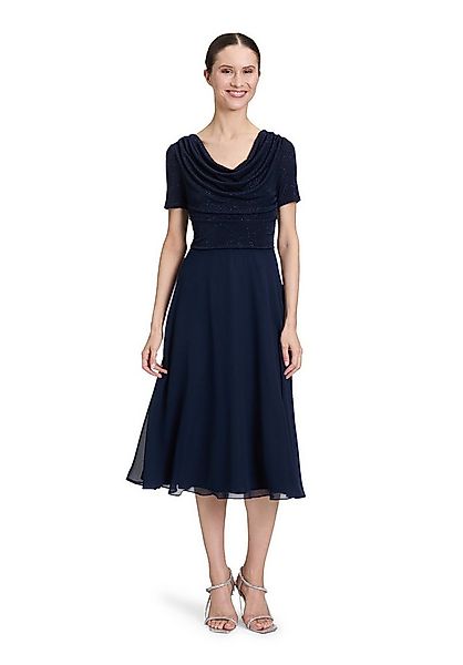 Vera Mont Cocktailkleid Damen im Glitzer-Look Materialmix günstig online kaufen