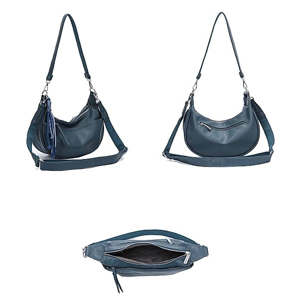 ITALYSHOP24 Schultertasche Damen Tasche Crossbody MOON günstig online kaufen