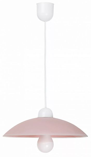 Pendelleuchte aus Glas rosa E27 Cupola günstig online kaufen