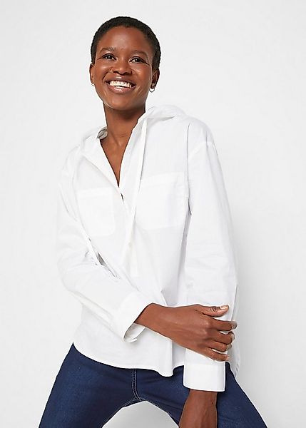 bonprix Tunika (1-tlg) mit Kapuze, lässig geschnitten, mit langem Arm günstig online kaufen