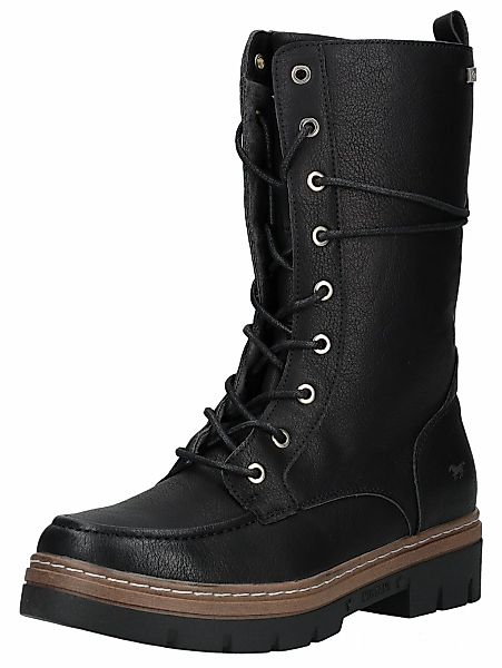 Mustang Shoes Schnürstiefelette "Mustang Shoes Stiefel Lederimitat" günstig online kaufen