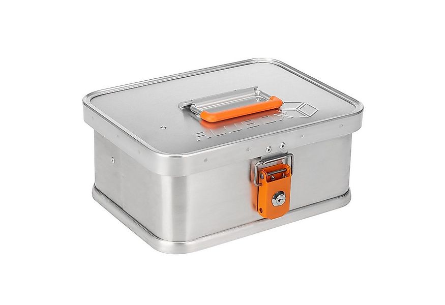 ALUBOX Aufbewahrungsbox mit Deckel Münzkoffer Wertkassette 8 Liter günstig online kaufen