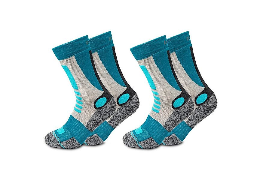 OCCULTO Wandersocken Damen Wandersocken 2er Pack (Modell: Gerlinde) (2-Paar günstig online kaufen