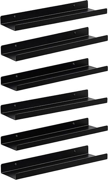 EUGAD Wandregal, 6-tlg., Schweberegal aus Metall, für Wohnzimmer Küche, sch günstig online kaufen