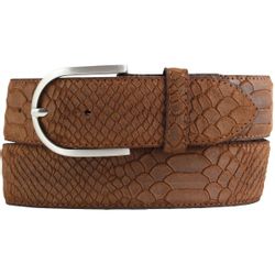 BELTINGER Ledergürtel Damen-Gürtel mit Pythonprägung 4 günstig online kaufen