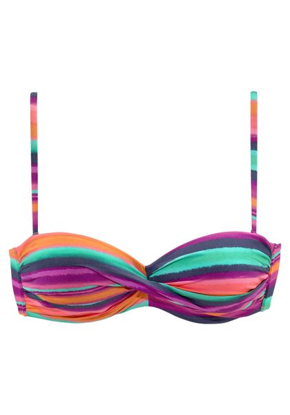 LASCANA Bandeau-Bikini-Top Rainbow, mit 5 Tragevariationen günstig online kaufen