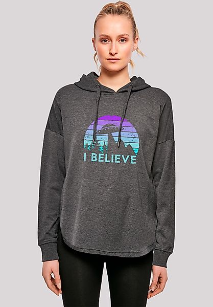 F4NT4STIC Kapuzenpullover "I BELIEVE UFO Alien Raumschiff Retro", Premium Q günstig online kaufen