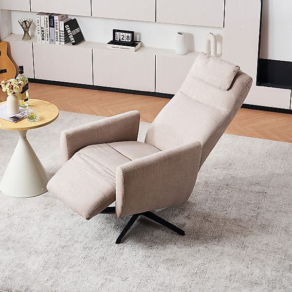 STILVORA Relaxsessel mit Liegefunktion,Loungesessel drehbar,Relaxsessel aus günstig online kaufen