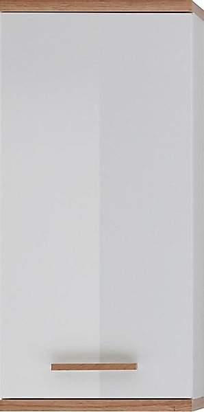 Saphir Hängeschrank "Quickset Badschrank 35,5 cm breit mit 1 Tür und 2 Glas günstig online kaufen