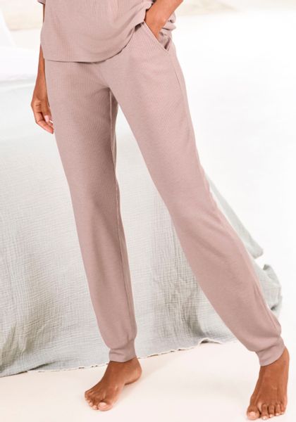 Vivance Dreams Pyjamahose in weicher Rippqualität günstig online kaufen